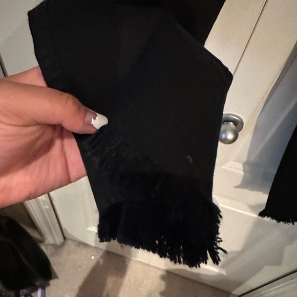 EUC 7 for all mankind Genevieve ankle angled hem black skinny jeans - Picture 3 of 9